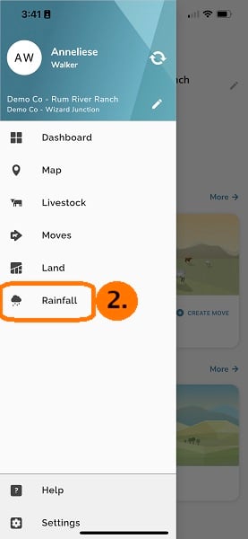 mobileAppRainfallSideMenu